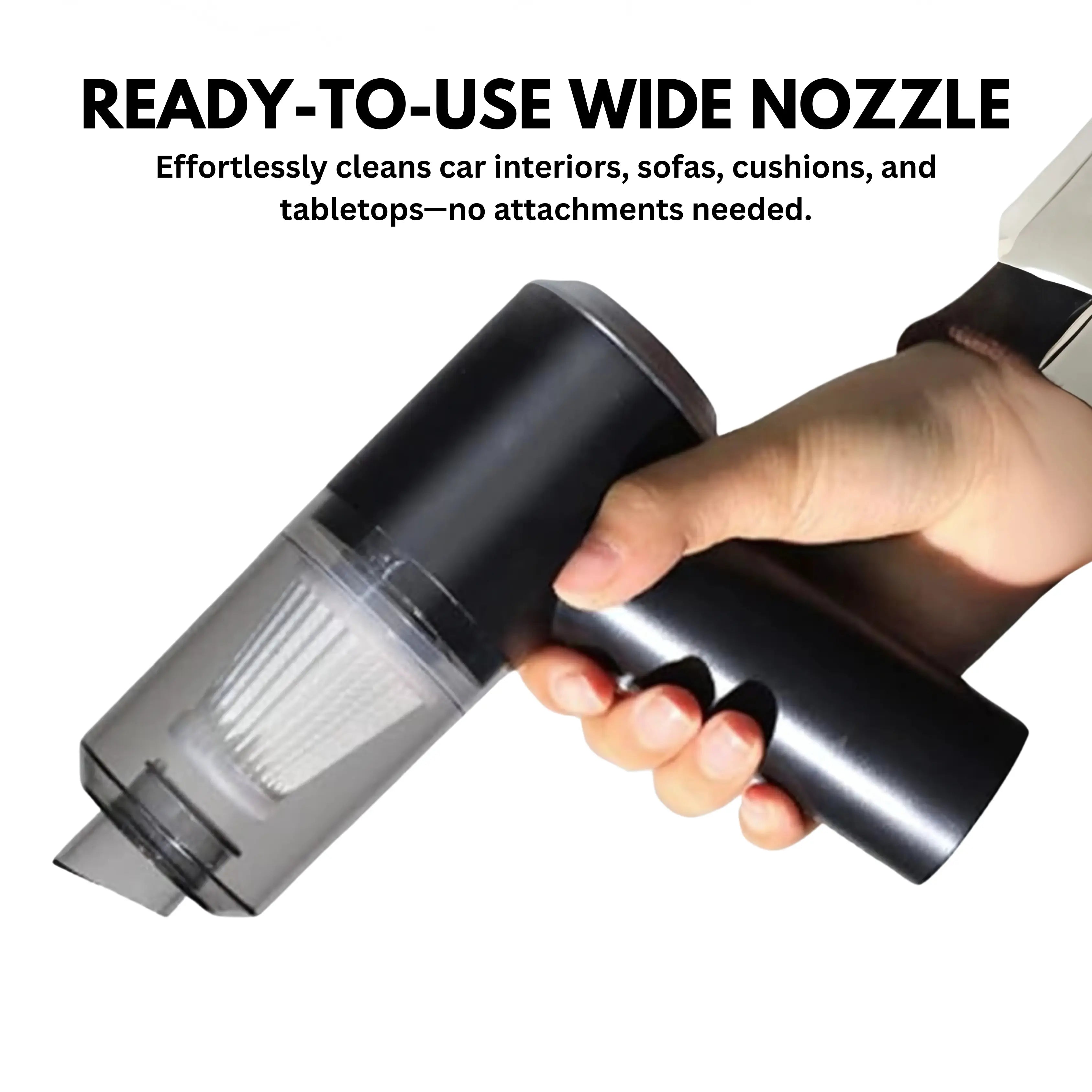 DustBlitz DuoPro Max™ | Dual-Mode Vacuum + Blower | Cordless, Portable & Hand-Sized | 12,000 Pa Suction - Deep-Cleans Car & Home in Seconds